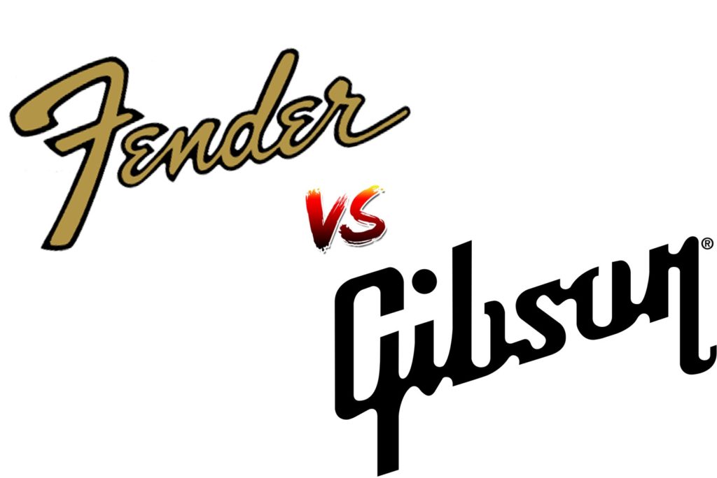 Logos de Fender y Gibson