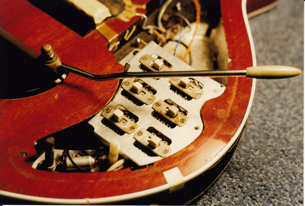 Rote spezielle Gitarren-Tonabnehmerschalter