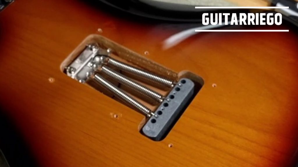 Blocco spesso del tremolo.