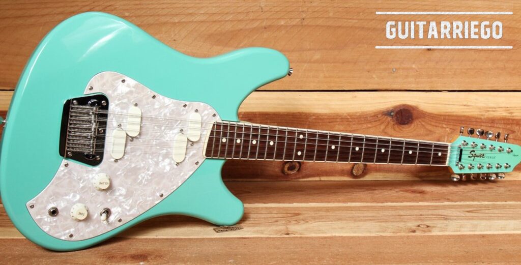 Squier Vista Venus by Courtney Love, twelve-string version.