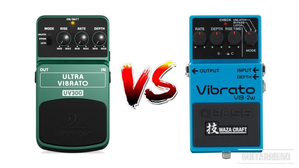 Ultra vibrato: Behringer UV300 frente a BOSS VB-2