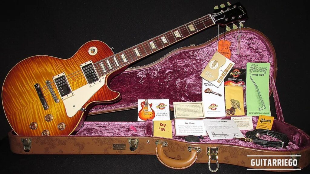 Gibson Les Paul Standard R9 Custom Shop Historic 1959 Reissue in Faded Iced Tea Sunburst 2003, uno de los mejores años modernos.